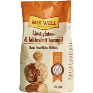 Mix Well - Ljust gluten- & laktosfritt basmjöl 1000g