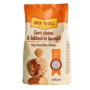 Mix Well - Ljust gluten- & laktosfritt basmjöl 1000g