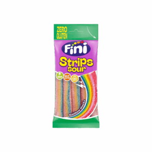 Fini - Strips Sour Rainbow Shocks  - 20 förpackningar á 75g