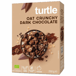 Turtle - Havre Crunchy Mörk Choklad 250g