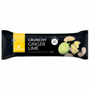 Foodin - Collagen Protein Bar Crunchy Ginger Lime 50g