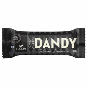 Foodin - Dandy Salmiak Liquorice Candy Date Bar 35g