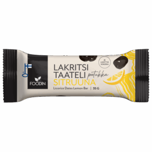 Foodin - Licorice Dates Lemon Bar 35g