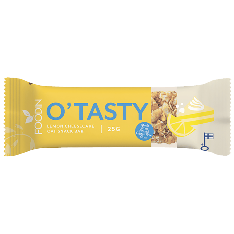 Foodin - O'Tasty Oat Snack Bar Lemon Cheesecake 25g