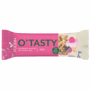 Foodin - O'Tasty Oat Snack Bar Raspberry Muffin 25g
