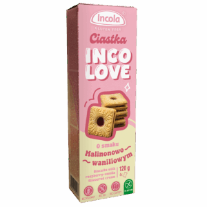Incola - Inco Love Kex Hallon & Vaniljkräm 120g