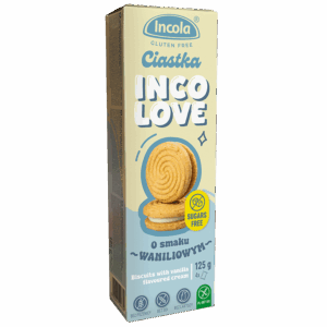 Incola - Inco Love Kex Vaniljkräm (Sockerfria) 125g