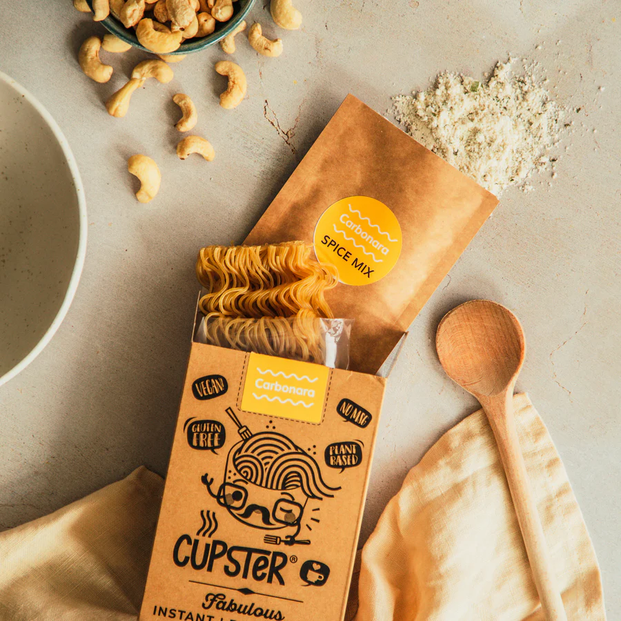 Mill & Folks - Cupster Intant Not Carbonara Pasta 91g - Bild 3