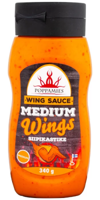 Poppamies - Wing sauce - medium 340g