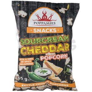Poppamies - Sourcream Cheddar popcorn 65g