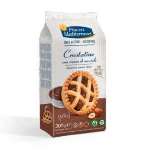 Piac. Med. - Crostatine med hasselnöt 200g (4x50g)