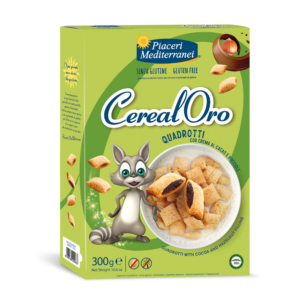 Piac. Med. - Cereal Oro - mjölkchoklad och hasselnötsfyllning 300g