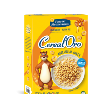 Piac. Med. - Frukostflingor Anellini med honung 300g