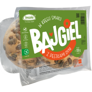 Incola - Bagels med pumpafrön 190g (2 x 95g)