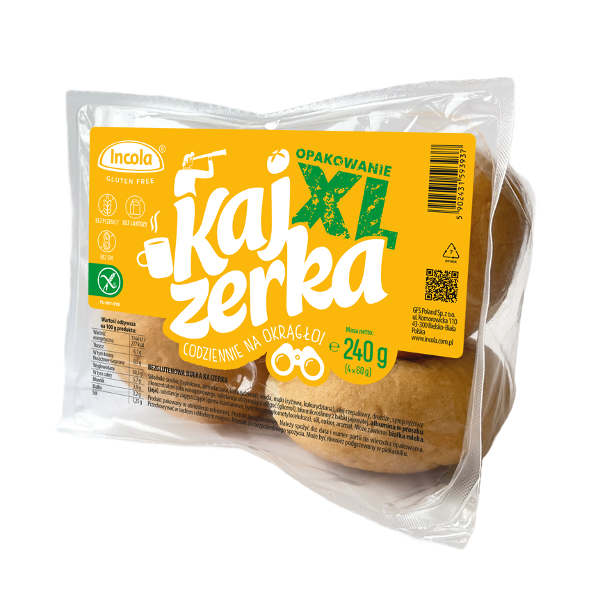 Incola - Frukostbullar 240g (4x60g)