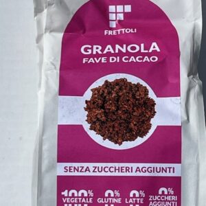 Frettoli - Granola med kakao och kakaonibs - utan tillsatt socker 300g