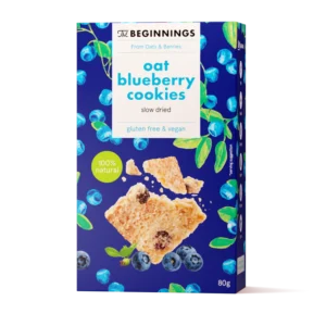 The Beginnings - RAW Havre & Blåbärskakor 80g