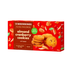 The Beginnings - Mandel och tranbärskakor 80g