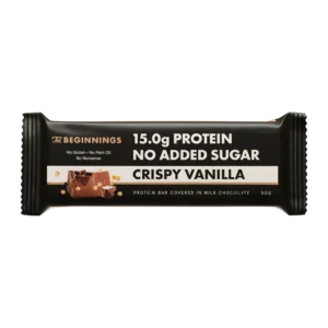 The Beginnings - Krispig Vanilj Proteinbar - utan tillsatt socker 50g