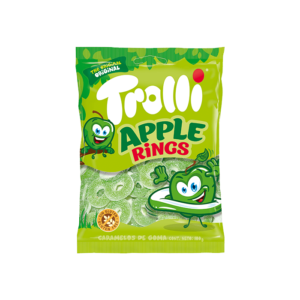 Trolli - Ringar med äpplesmak 100g