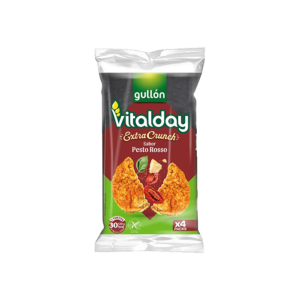 Gullon - Vitalday riskakor med pesto Rossosmak 93g (4x23,2g)