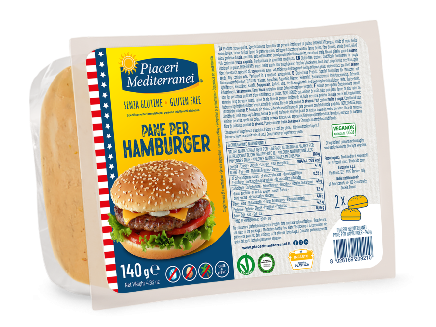 Piac. Med. - Hamburgerbröd 140g